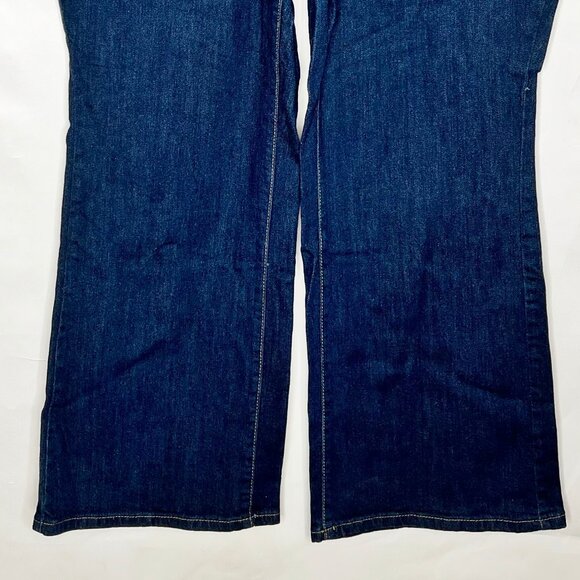 Lane Bryant Woman’s Jeans sz 26 average Dark Wash Denim Distinctly Boot Cut - Picture 4 of 8